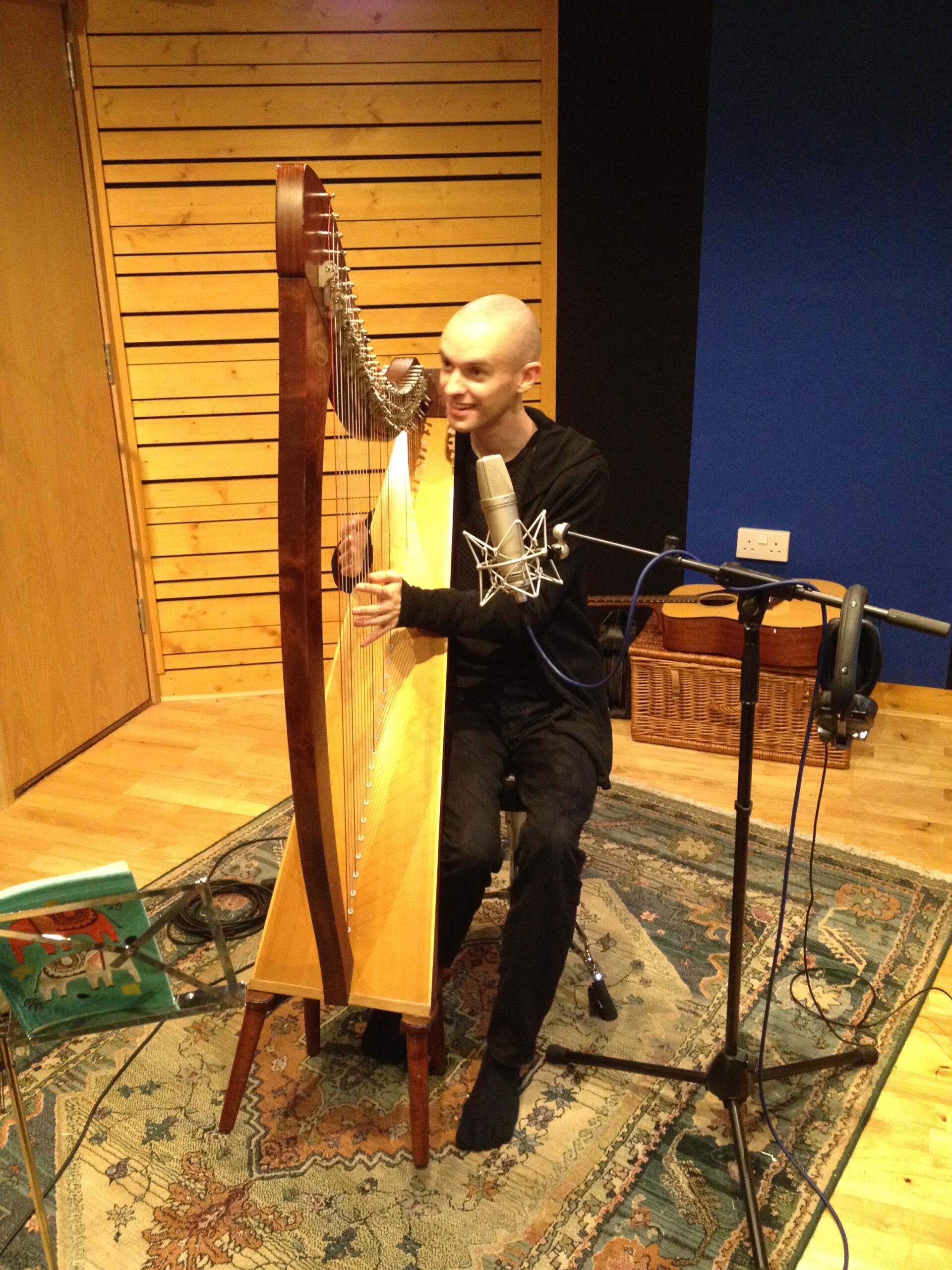 Slipway-Studio_Harp_Recording
